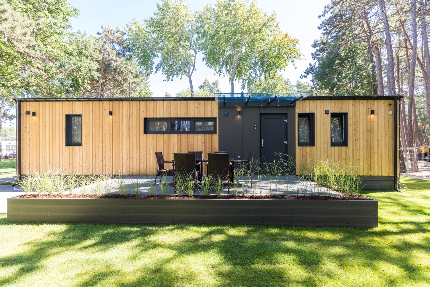 Außenansichten des Tiny Systems Haus