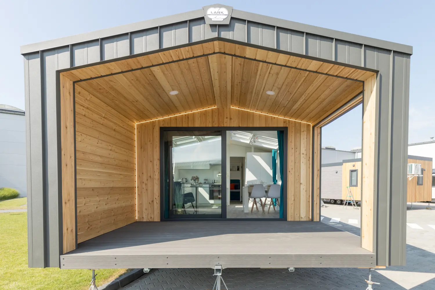 Außenansichten des Tiny Systems Haus
